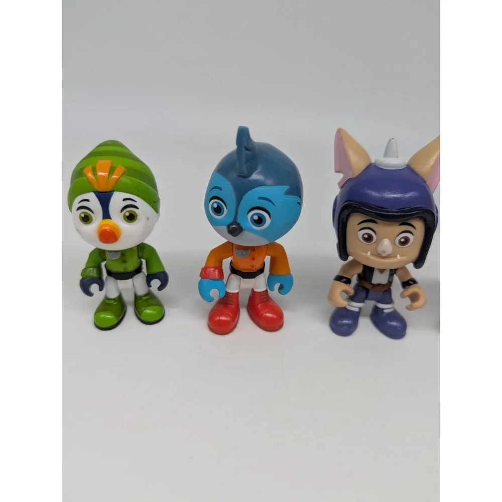 Nick Jr Top Wing Academy Figures Lot Of 5 Posable Rod Brody Penny Swift Baddy